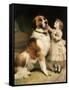 Tender Loving Care-Charles Burton Barber-Framed Stretched Canvas