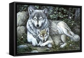 Tender Moment-Jenny Newland-Framed Stretched Canvas