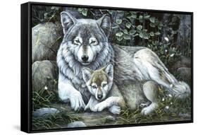 Tender Moment-Jenny Newland-Framed Stretched Canvas