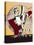 Tending Bar-David Chestnutt-Stretched Canvas