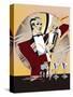 Tending Bar-David Chestnutt-Stretched Canvas