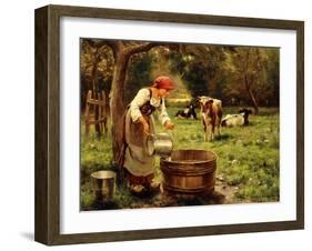 Tending the Cows-Julien Dupre-Framed Giclee Print