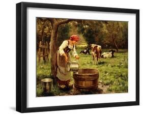 Tending the Cows-Julien Dupre-Framed Giclee Print