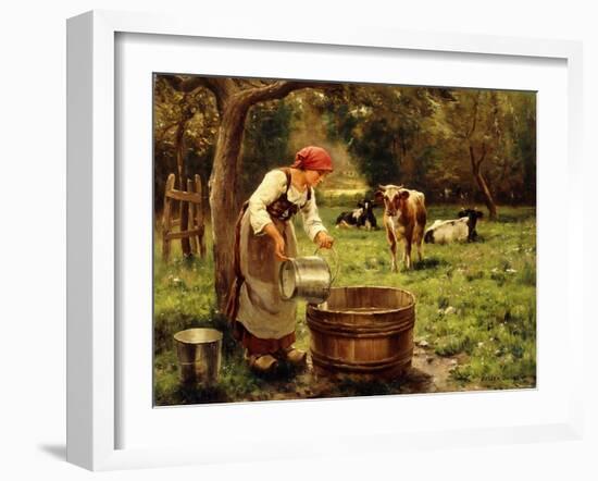 Tending the Cows-Julien Dupre-Framed Giclee Print