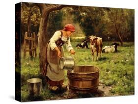 Tending the Cows-Julien Dupre-Stretched Canvas