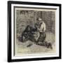 Tending the Invalid, a Recent Sketch at the Zoological Gardens-Samuel Edmund Waller-Framed Giclee Print