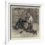 Tending the Invalid, a Recent Sketch at the Zoological Gardens-Samuel Edmund Waller-Framed Giclee Print