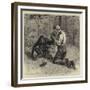 Tending the Invalid, a Recent Sketch at the Zoological Gardens-Samuel Edmund Waller-Framed Giclee Print