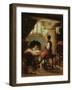 Tending the Little Ones-Johann Georg Meyer von Bremen-Framed Giclee Print