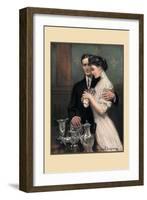Tending the Silver-Clarence F. Underwood-Framed Art Print