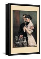 Tending the Silver-Clarence F. Underwood-Framed Stretched Canvas