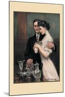 Tending the Silver-Clarence F. Underwood-Mounted Art Print