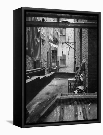 Tenement dwelling New York City, 1936-Dorothea Lange-Framed Stretched Canvas