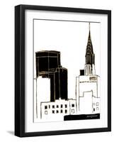 Tenement Empire State Building-Nicholas Biscardi-Framed Art Print