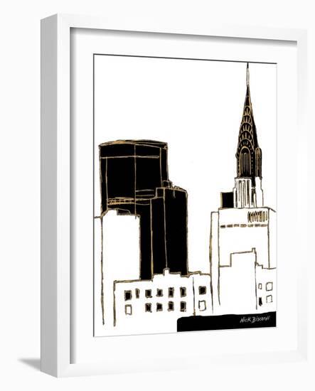 Tenement Empire State Building-Nicholas Biscardi-Framed Art Print