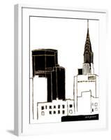 Tenement Empire State Building-Nicholas Biscardi-Framed Art Print