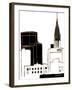 Tenement Empire State Building-Nicholas Biscardi-Framed Art Print
