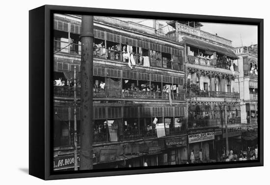Tenement Facades-null-Framed Stretched Canvas