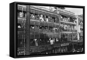 Tenement Facades-null-Framed Stretched Canvas