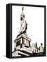Tenement Liberty-Nicholas Biscardi-Framed Stretched Canvas