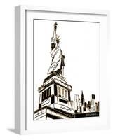 Tenement Liberty-Nicholas Biscardi-Framed Art Print