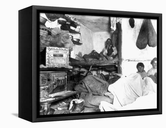 Tenement Life, Nyc, C1889-Jacob August Riis-Framed Stretched Canvas