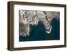 Tenerife, La Caleta, Aerial Picture, Beach, the Atlantic-Frank Fleischmann-Framed Photographic Print