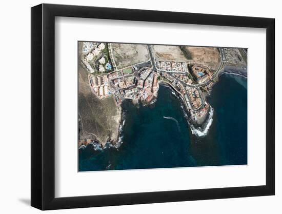 Tenerife, La Caleta, Aerial Picture, Beach, the Atlantic-Frank Fleischmann-Framed Photographic Print