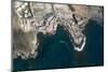 Tenerife, La Caleta, Aerial Picture, Beach, the Atlantic-Frank Fleischmann-Mounted Photographic Print