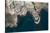 Tenerife, La Caleta, Aerial Picture, Beach, the Atlantic-Frank Fleischmann-Stretched Canvas