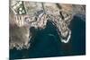 Tenerife, La Caleta, Aerial Picture, Beach, the Atlantic-Frank Fleischmann-Mounted Premium Photographic Print