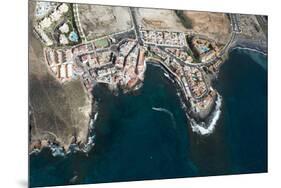 Tenerife, La Caleta, Aerial Picture, Beach, the Atlantic-Frank Fleischmann-Mounted Premium Photographic Print