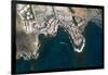 Tenerife, La Caleta, Aerial Picture, Beach, the Atlantic-Frank Fleischmann-Framed Premium Photographic Print