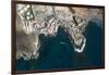 Tenerife, La Caleta, Aerial Picture, Beach, the Atlantic-Frank Fleischmann-Framed Photographic Print