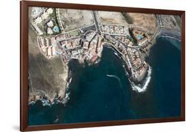 Tenerife, La Caleta, Aerial Picture, Beach, the Atlantic-Frank Fleischmann-Framed Photographic Print