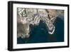 Tenerife, La Caleta, Aerial Picture, Beach, the Atlantic-Frank Fleischmann-Framed Photographic Print