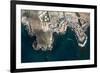 Tenerife, La Caleta, Aerial Picture, Beach, the Atlantic-Frank Fleischmann-Framed Photographic Print