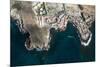 Tenerife, La Caleta, Aerial Picture, Beach, the Atlantic-Frank Fleischmann-Mounted Photographic Print