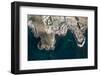 Tenerife, La Caleta, Aerial Picture, Beach, the Atlantic-Frank Fleischmann-Framed Photographic Print