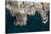 Tenerife, La Caleta, Aerial Picture, Beach, the Atlantic-Frank Fleischmann-Stretched Canvas