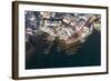 Tenerife, La Caleta, Aerial Picture, Fishing Village, Beach-Frank Fleischmann-Framed Photographic Print