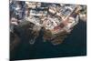 Tenerife, La Caleta, Aerial Picture, Fishing Village, Beach-Frank Fleischmann-Mounted Photographic Print