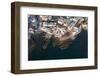 Tenerife, La Caleta, Aerial Picture, Fishing Village, Beach-Frank Fleischmann-Framed Photographic Print