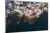 Tenerife, La Caleta, Aerial Picture, Fishing Village, Beach-Frank Fleischmann-Mounted Photographic Print