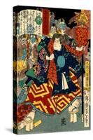 Tengu Kozô Kiritarô, from the Series Sagas of Beauty and Bravery-Yoshitoshi Tsukioka-Stretched Canvas