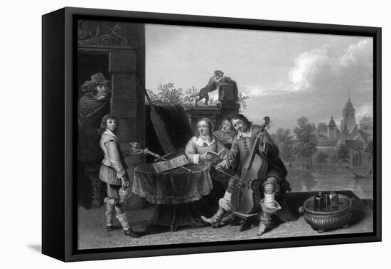 Teniers and Family-null-Framed Stretched Canvas