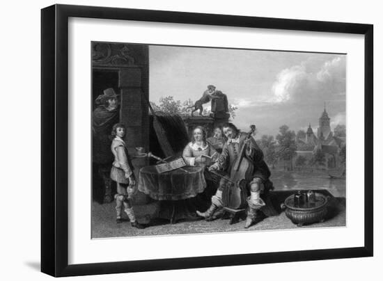 Teniers and Family-null-Framed Art Print