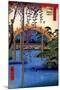 Tenjin Shrine-Ando Hiroshige-Mounted Poster