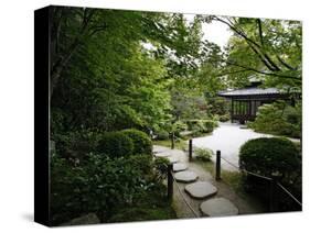 Tenjuan Garden in Nanzen Ji Temple, Kyoto, Japan, Asia-null-Stretched Canvas