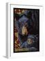 Tennessee - Black Bears Mosaic-Lantern Press-Framed Art Print